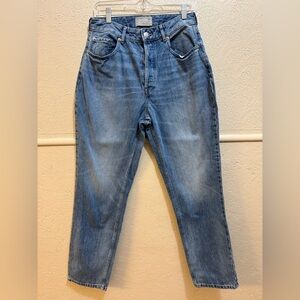 Everlane Curvy 90s Cheeky Straight Jean Sz 30 Reg 28.5” inseam Button Fly